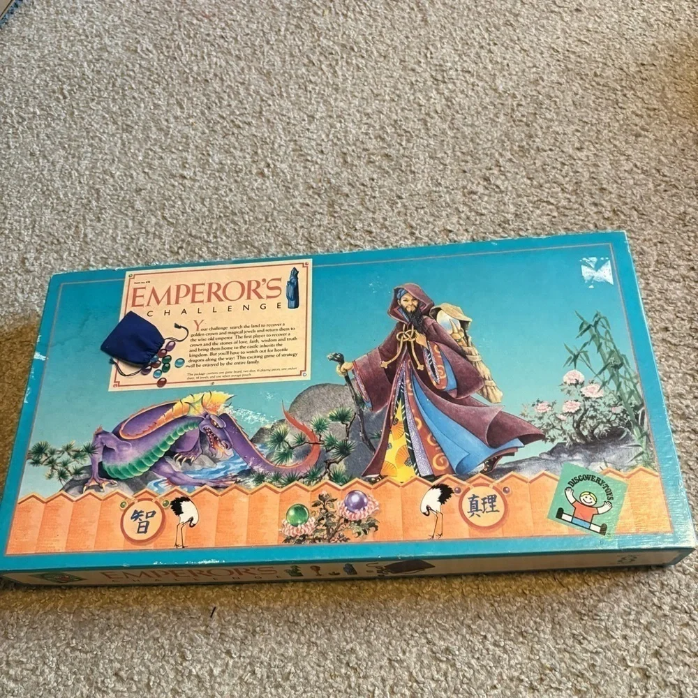 Discovery Toys Emperor’s Challenge 1986 Board Game Rare Vintage